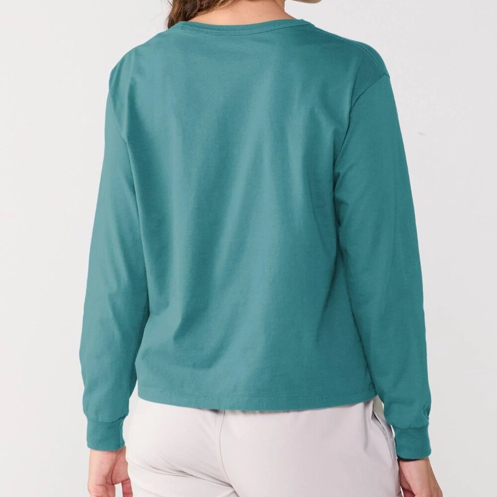 Patagonia Women’s Imagination easy cut pocket shirt wetland blue Size M & L NWT - Picture 2 of 16